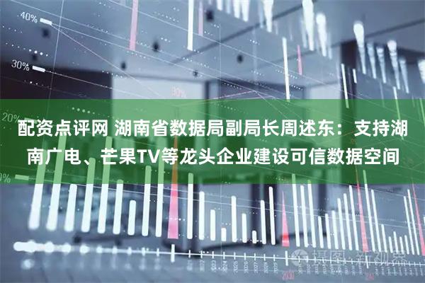 配资点评网 湖南省数据局副局长周述东：支持湖南广电、芒果TV等龙头企业建设可信数据空间